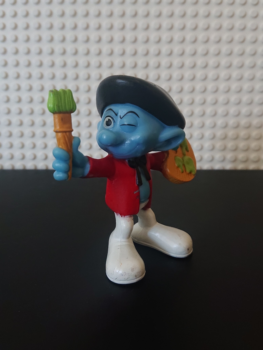 2013 Peyo McDonald's - Painter Smurf 3" Figure - Smurfs 2 Movie